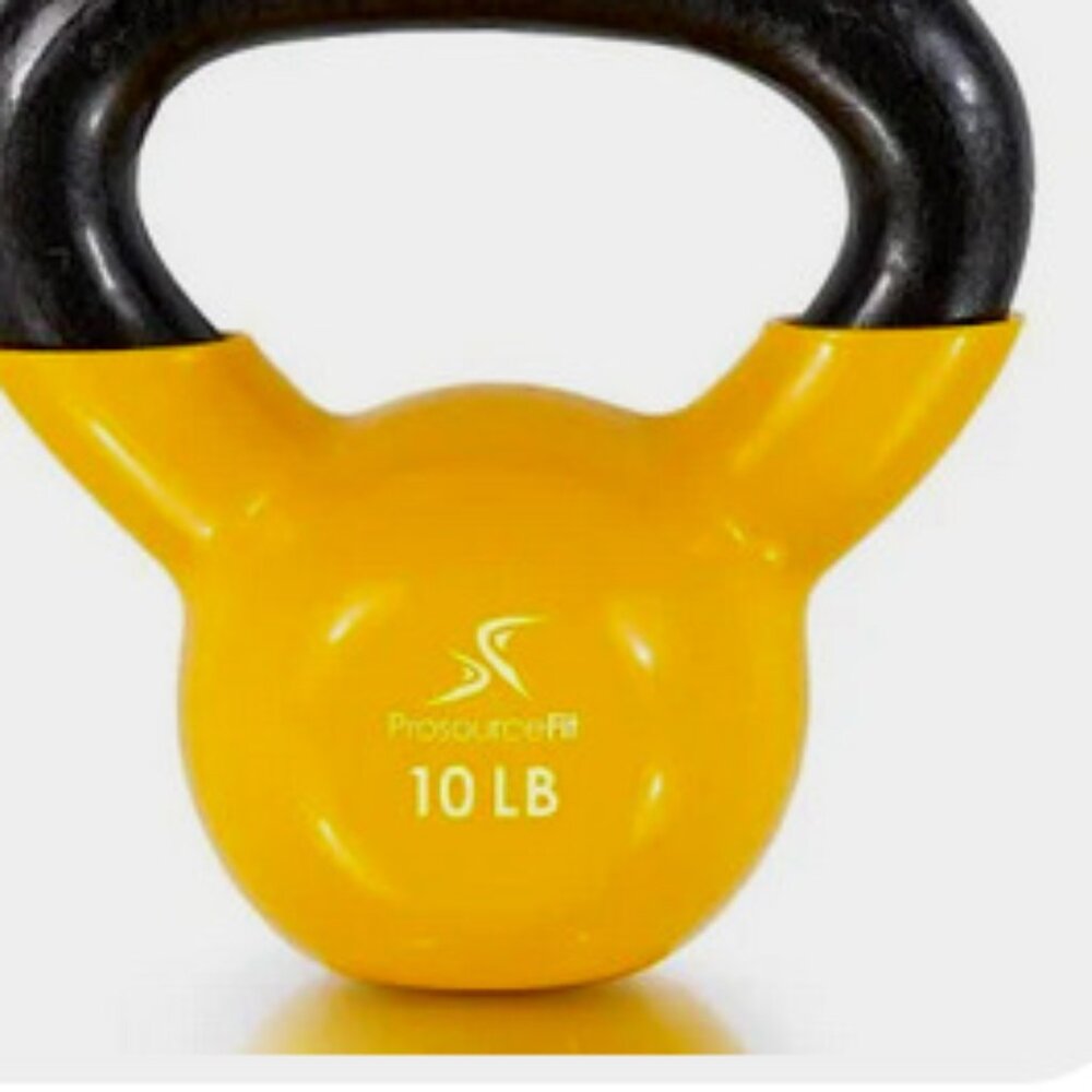 GO FIT (Fat-Burning Solution)10 LB Kettlebell (2) DVD'S  BEST FITNESS (NEW)